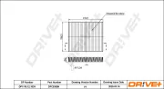 Filter, Innenraumluft Dr!ve+ DP1110.12.1039