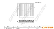 Filter, Innenraumluft Dr!ve+ DP1110.12.1050