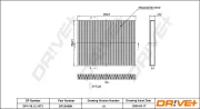 Filter, Innenraumluft Dr!ve+ DP1110.12.1073