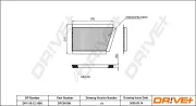 Filter, Innenraumluft Dr!ve+ DP1110.12.1080