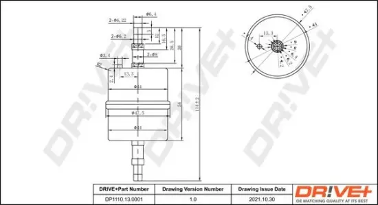 Kraftstofffilter Dr!ve+ DP1110.13.0001 Bild Kraftstofffilter Dr!ve+ DP1110.13.0001