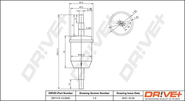 Kraftstofffilter Dr!ve+ DP1110.13.0002