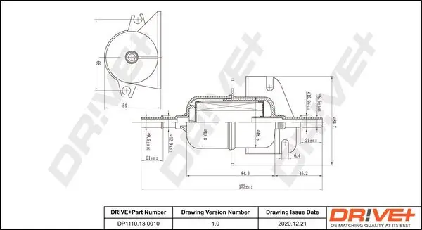 Kraftstofffilter Dr!ve+ DP1110.13.0010