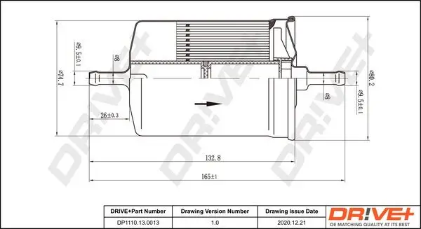 Kraftstofffilter Dr!ve+ DP1110.13.0013