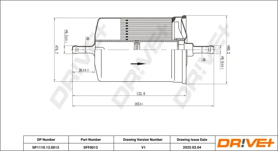 Kraftstofffilter Dr!ve+ DP1110.13.0013 Bild Kraftstofffilter Dr!ve+ DP1110.13.0013