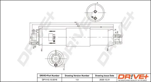 Kraftstofffilter Dr!ve+ DP1110.13.0016