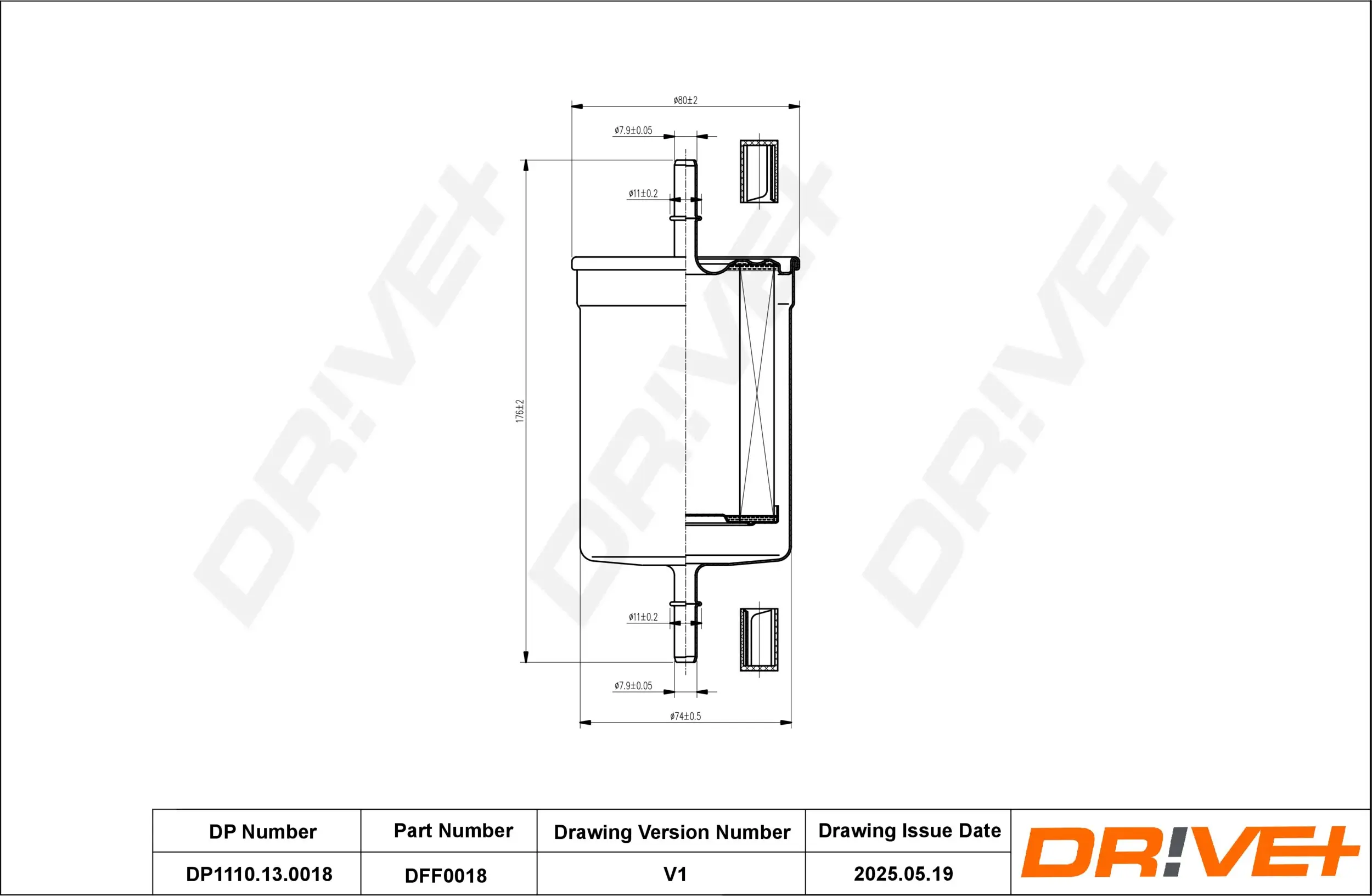 Kraftstofffilter Dr!ve+ DP1110.13.0018