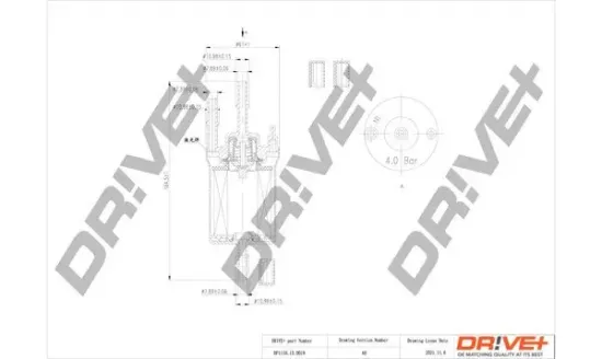 Kraftstofffilter Dr!ve+ DP1110.13.0019 Bild Kraftstofffilter Dr!ve+ DP1110.13.0019