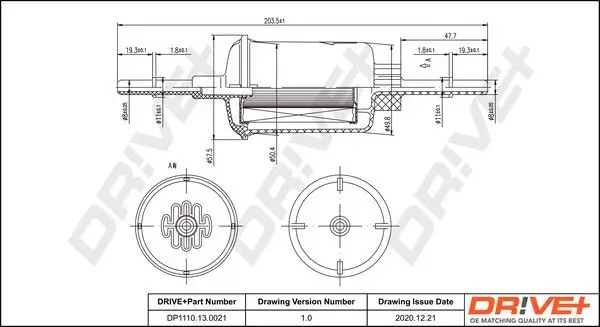 Kraftstofffilter Dr!ve+ DP1110.13.0021