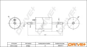 Kraftstofffilter Dr!ve+ DP1110.13.0022