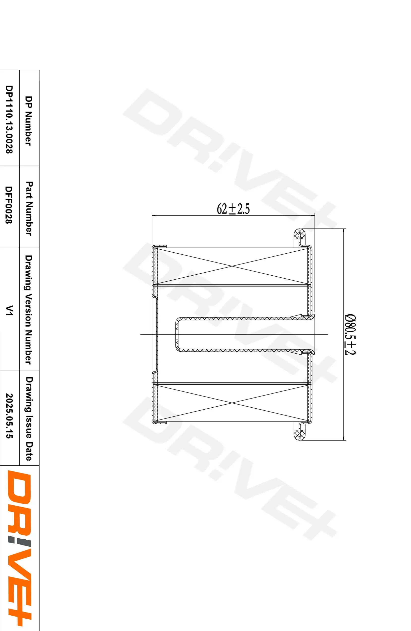 Kraftstofffilter Dr!ve+ DP1110.13.0028