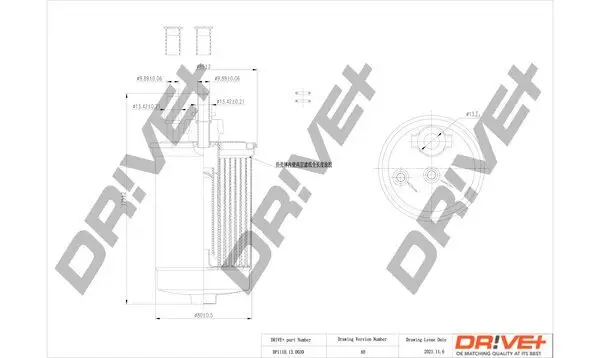 Kraftstofffilter Dr!ve+ DP1110.13.0039