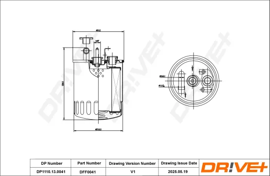 Kraftstofffilter Dr!ve+ DP1110.13.0041 Bild Kraftstofffilter Dr!ve+ DP1110.13.0041