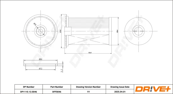 Kraftstofffilter Dr!ve+ DP1110.13.0046 Bild Kraftstofffilter Dr!ve+ DP1110.13.0046