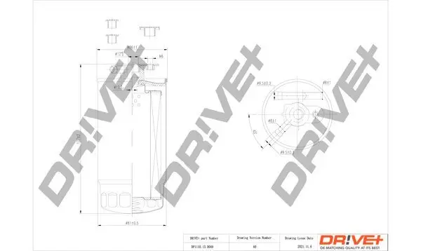 Kraftstofffilter Dr!ve+ DP1110.13.0049