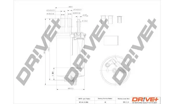 Kraftstofffilter Dr!ve+ DP1110.13.0050