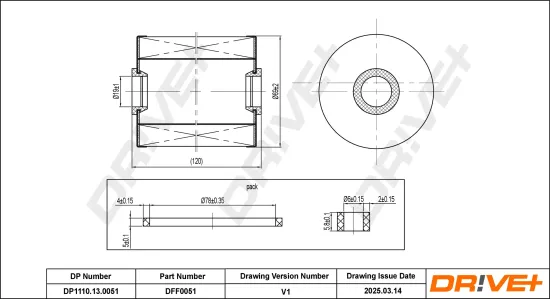 Kraftstofffilter Dr!ve+ DP1110.13.0051 Bild Kraftstofffilter Dr!ve+ DP1110.13.0051