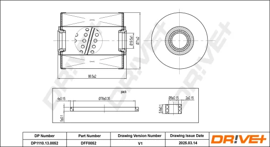 Kraftstofffilter Dr!ve+ DP1110.13.0052 Bild Kraftstofffilter Dr!ve+ DP1110.13.0052