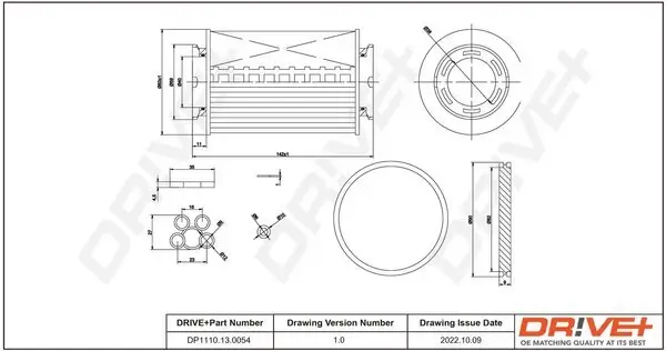 Kraftstofffilter Dr!ve+ DP1110.13.0054