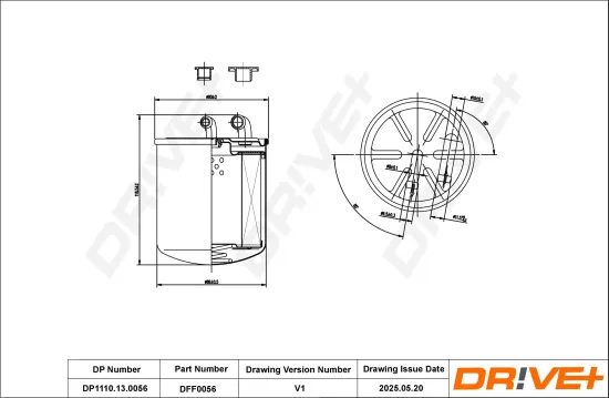 Kraftstofffilter Dr!ve+ DP1110.13.0056 Bild Kraftstofffilter Dr!ve+ DP1110.13.0056