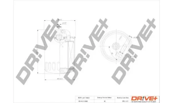 Kraftstofffilter DR!VE+ DP1110.13.0062 Bild Kraftstofffilter DR!VE+ DP1110.13.0062