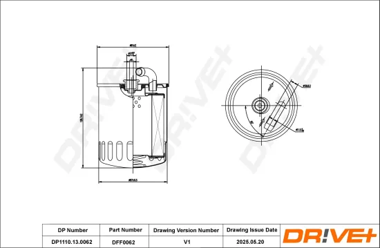 Kraftstofffilter Dr!ve+ DP1110.13.0062 Bild Kraftstofffilter Dr!ve+ DP1110.13.0062