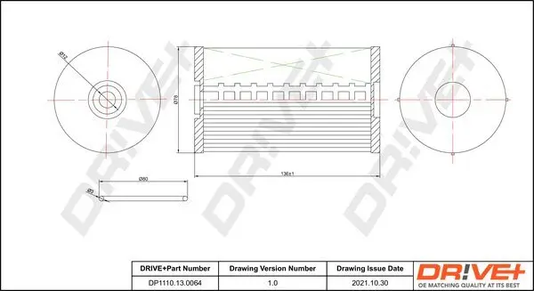 Kraftstofffilter Dr!ve+ DP1110.13.0064