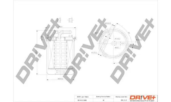 Kraftstofffilter Dr!ve+ DP1110.13.0065