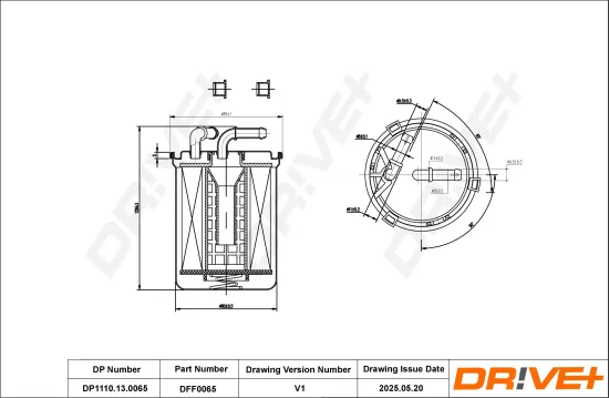 Kraftstofffilter Dr!ve+ DP1110.13.0065 Bild Kraftstofffilter Dr!ve+ DP1110.13.0065