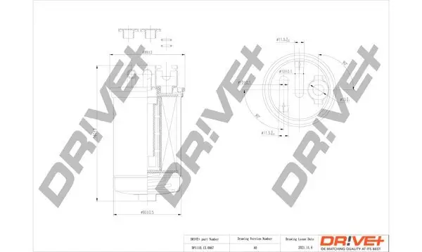 Kraftstofffilter Dr!ve+ DP1110.13.0067