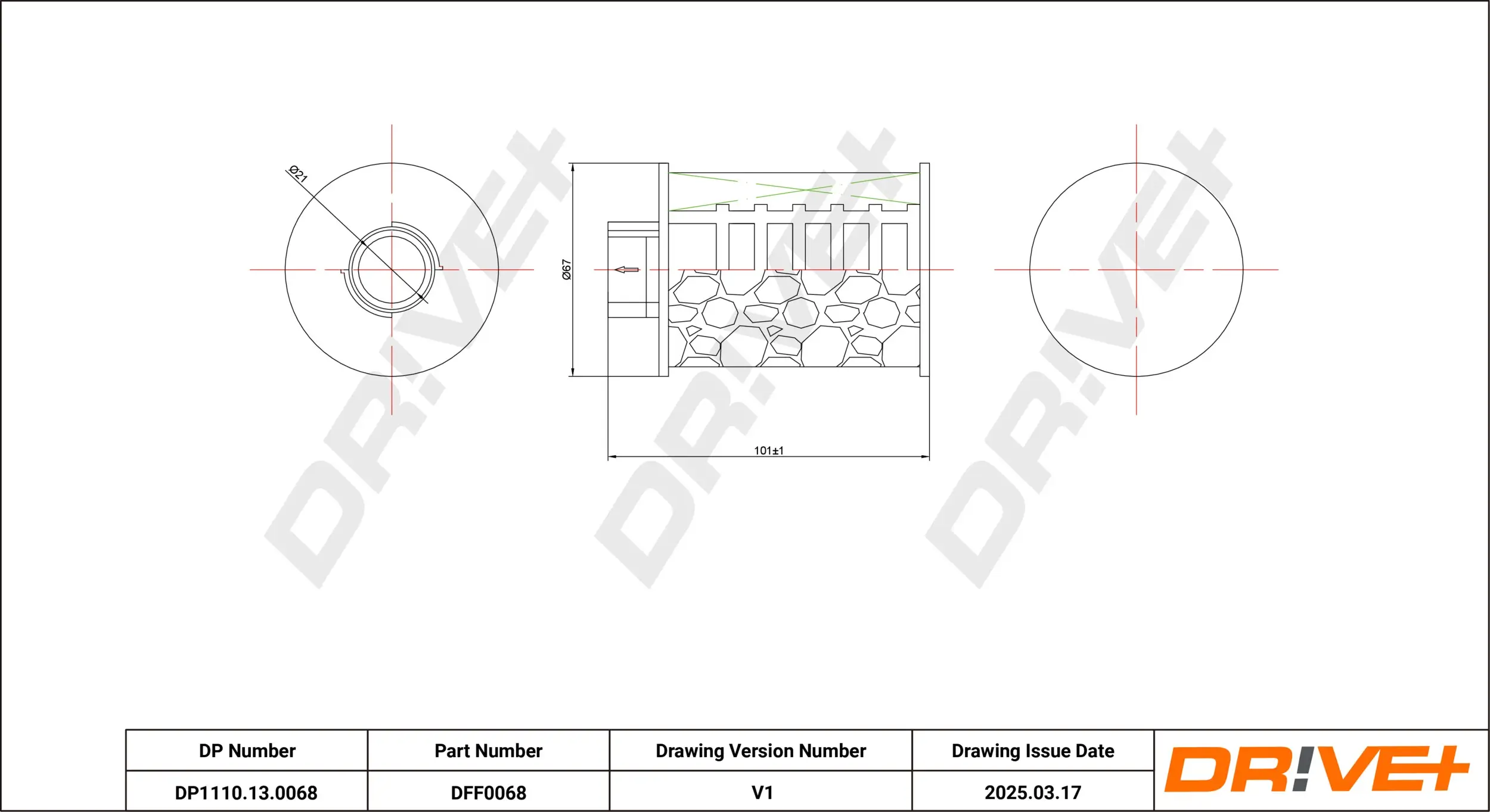 Kraftstofffilter Dr!ve+ DP1110.13.0068