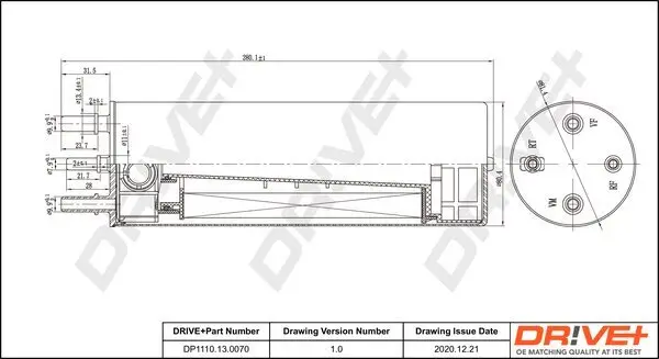 Kraftstofffilter Dr!ve+ DP1110.13.0070