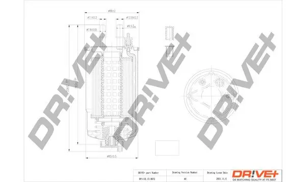Kraftstofffilter Dr!ve+ DP1110.13.0072