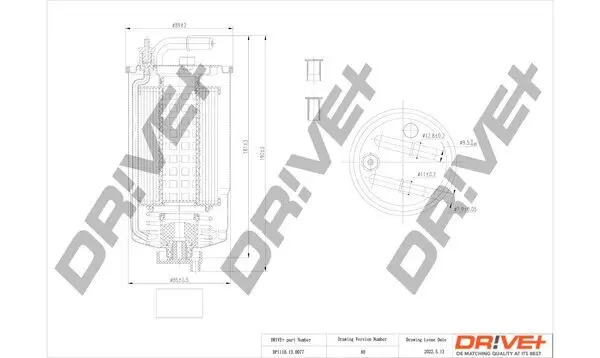 Kraftstofffilter Dr!ve+ DP1110.13.0077