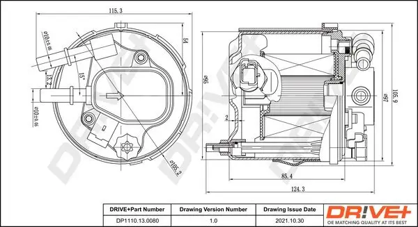 Kraftstofffilter Dr!ve+ DP1110.13.0080