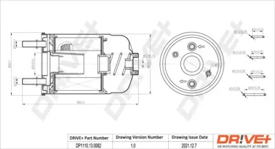 Kraftstofffilter Dr!ve+ DP1110.13.0082 Bild Kraftstofffilter Dr!ve+ DP1110.13.0082