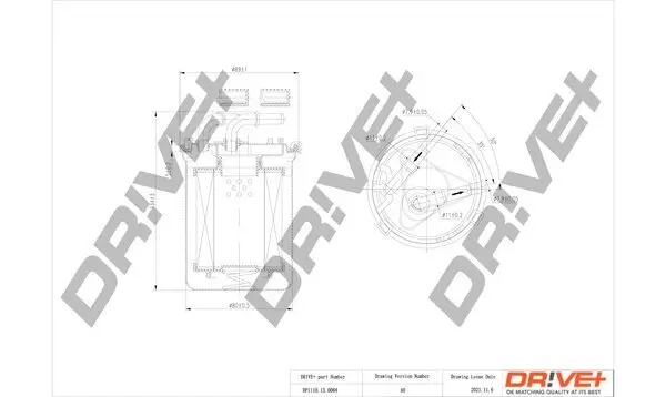 Kraftstofffilter Dr!ve+ DP1110.13.0084