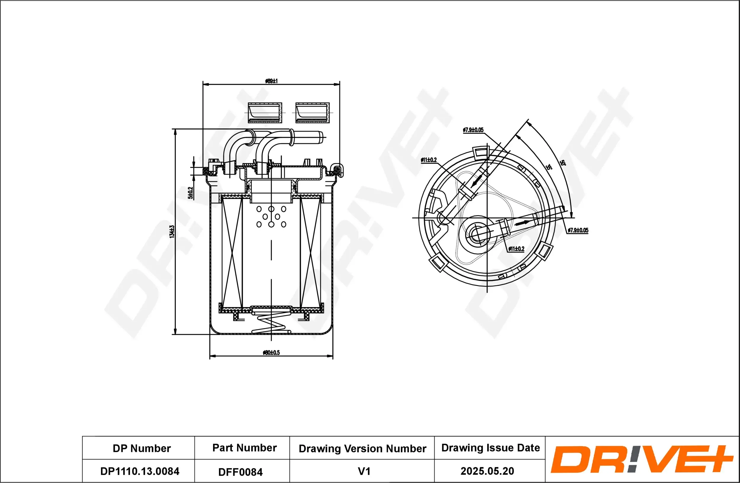 Kraftstofffilter Dr!ve+ DP1110.13.0084