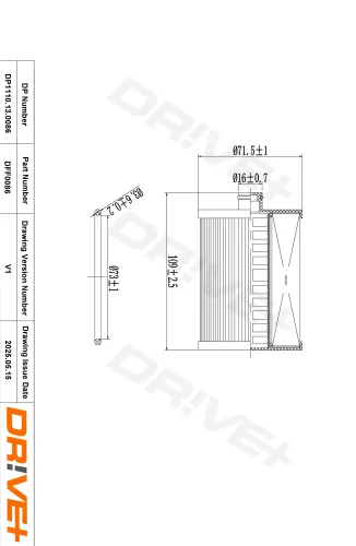 Kraftstofffilter Dr!ve+ DP1110.13.0086 Bild Kraftstofffilter Dr!ve+ DP1110.13.0086