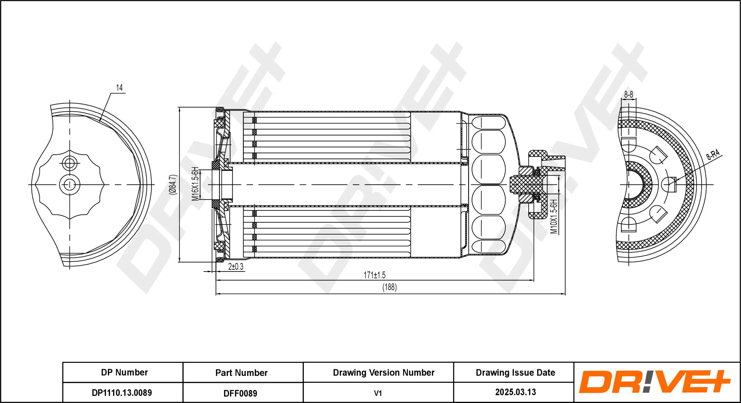 Kraftstofffilter Dr!ve+ DP1110.13.0089