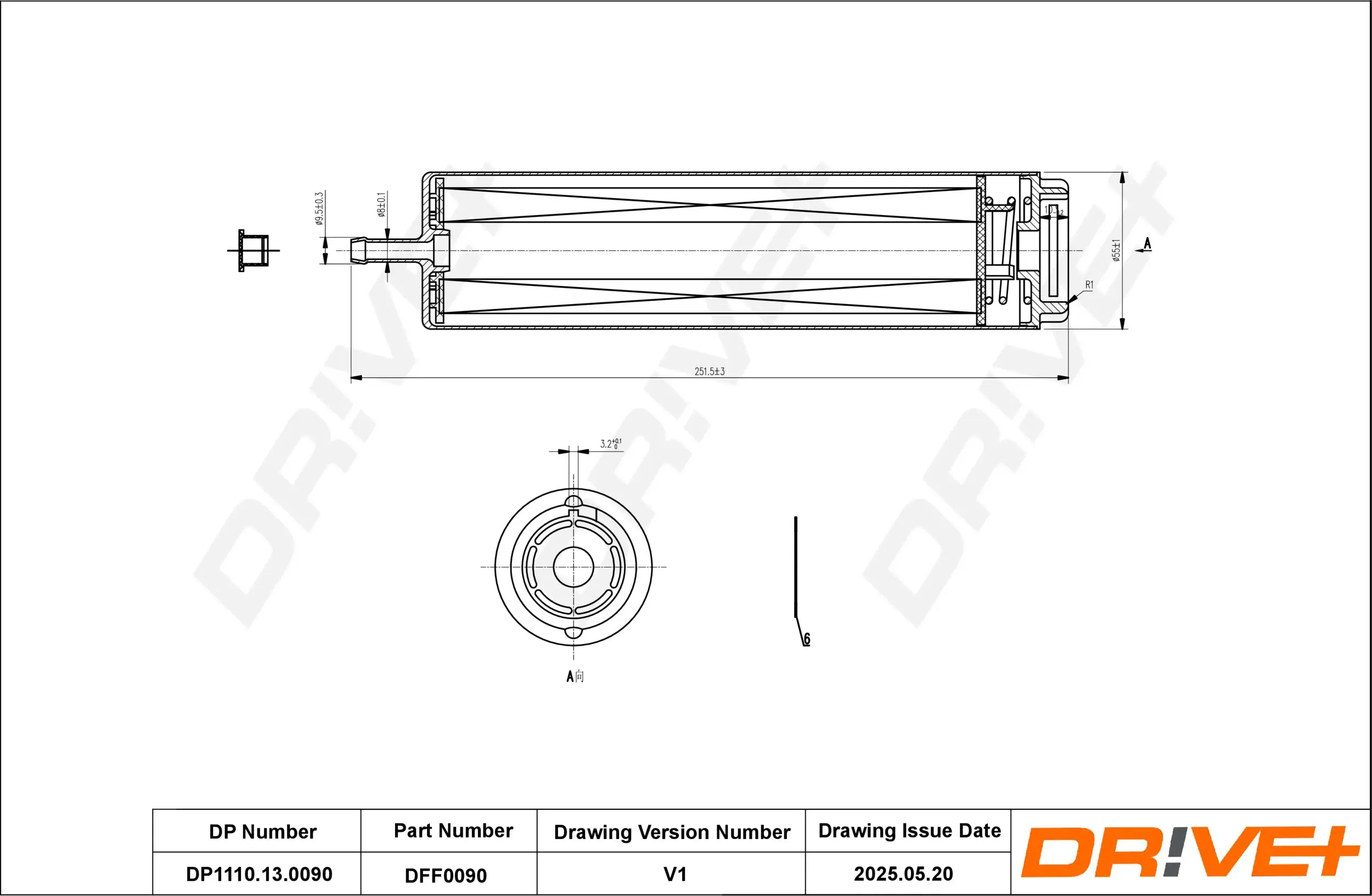 Kraftstofffilter Dr!ve+ DP1110.13.0090