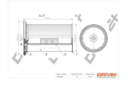 Kraftstofffilter Dr!ve+ DP1110.13.0102 Bild Kraftstofffilter Dr!ve+ DP1110.13.0102