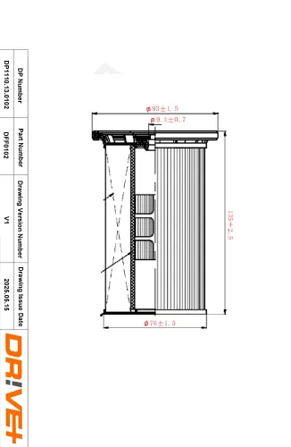 Kraftstofffilter Dr!ve+ DP1110.13.0102 Bild Kraftstofffilter Dr!ve+ DP1110.13.0102