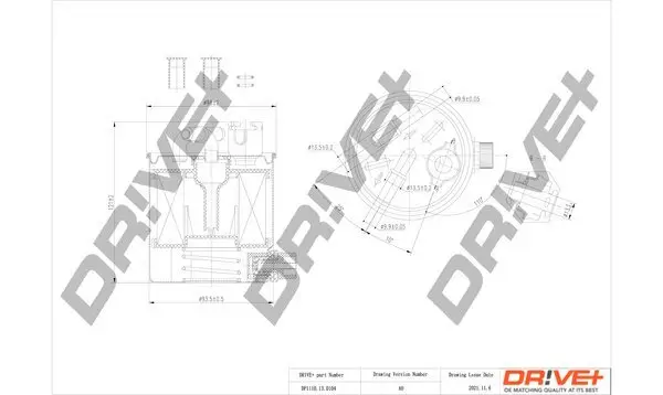 Kraftstofffilter Dr!ve+ DP1110.13.0104