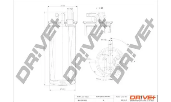 Kraftstofffilter Dr!ve+ DP1110.13.0105 Bild Kraftstofffilter Dr!ve+ DP1110.13.0105