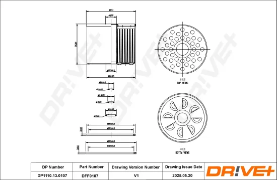 Kraftstofffilter Dr!ve+ DP1110.13.0107 Bild Kraftstofffilter Dr!ve+ DP1110.13.0107