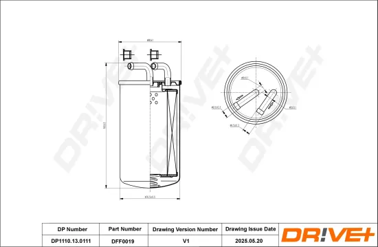 Kraftstofffilter Dr!ve+ DP1110.13.0111 Bild Kraftstofffilter Dr!ve+ DP1110.13.0111