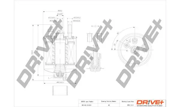 Kraftstofffilter Dr!ve+ DP1110.13.0113