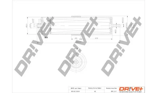 Kraftstofffilter Dr!ve+ DP1110.13.0115 Bild Kraftstofffilter Dr!ve+ DP1110.13.0115