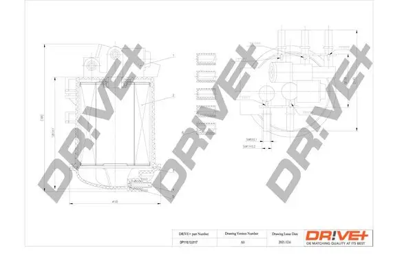 Kraftstofffilter Dr!ve+ DP1110.13.0117